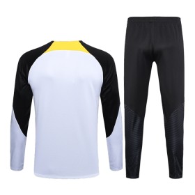 Real Madrid Trænings Sweatshirt Dragt 2023-24 Hvid Kvart-Zip